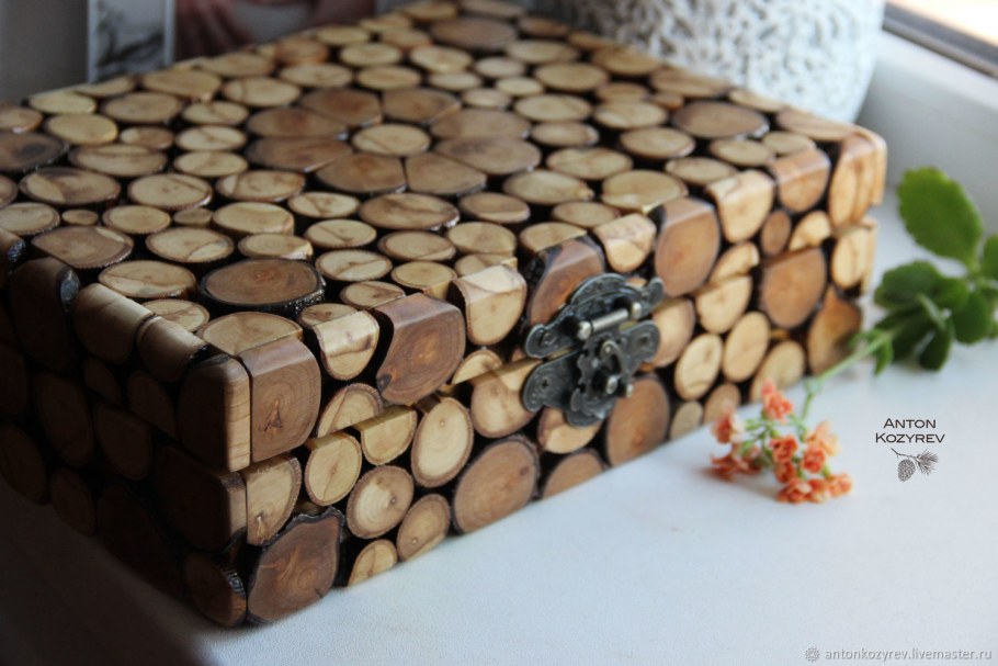 Деревянные спилы в интерьере