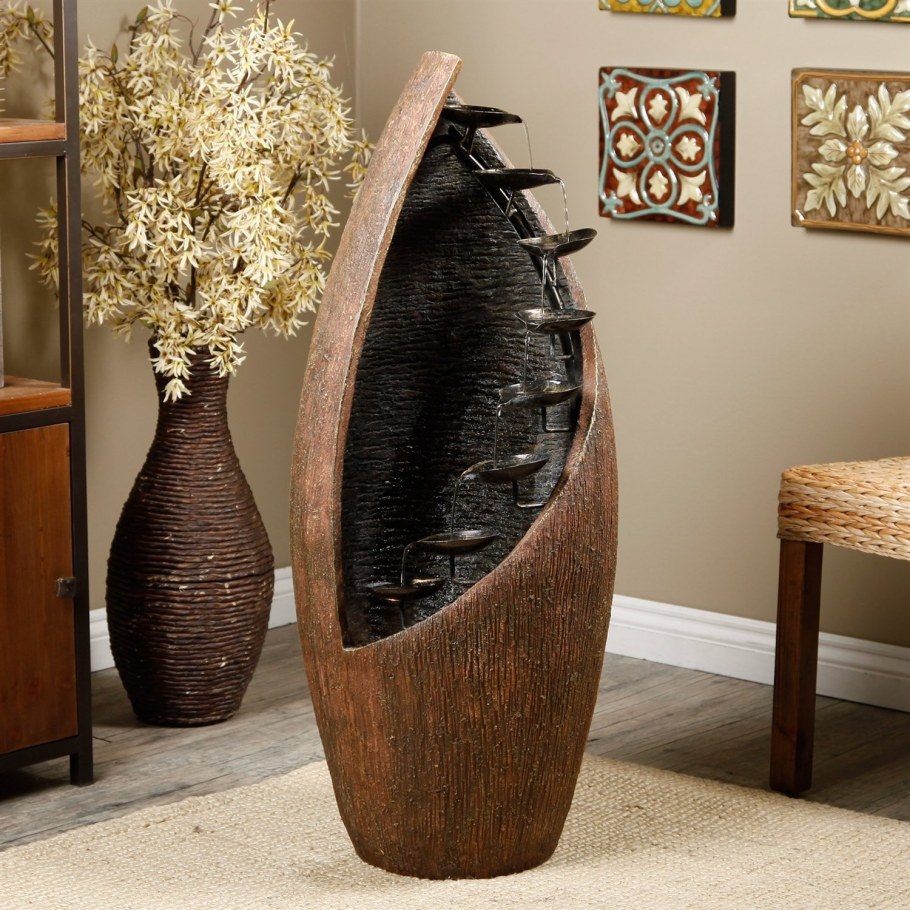 Домашние водопады напольные