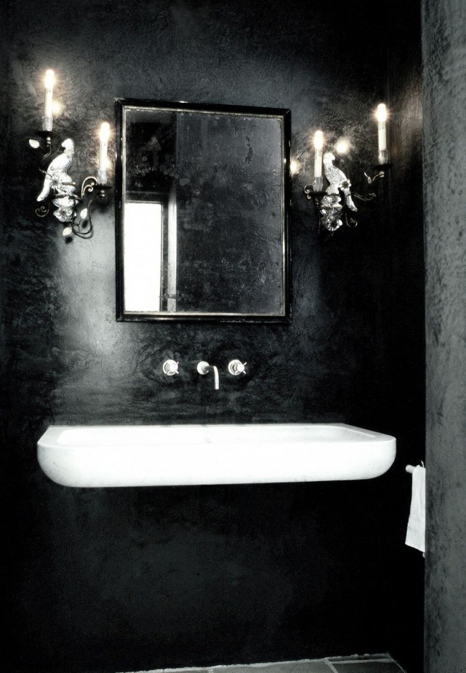 Ванная в готическом стиле