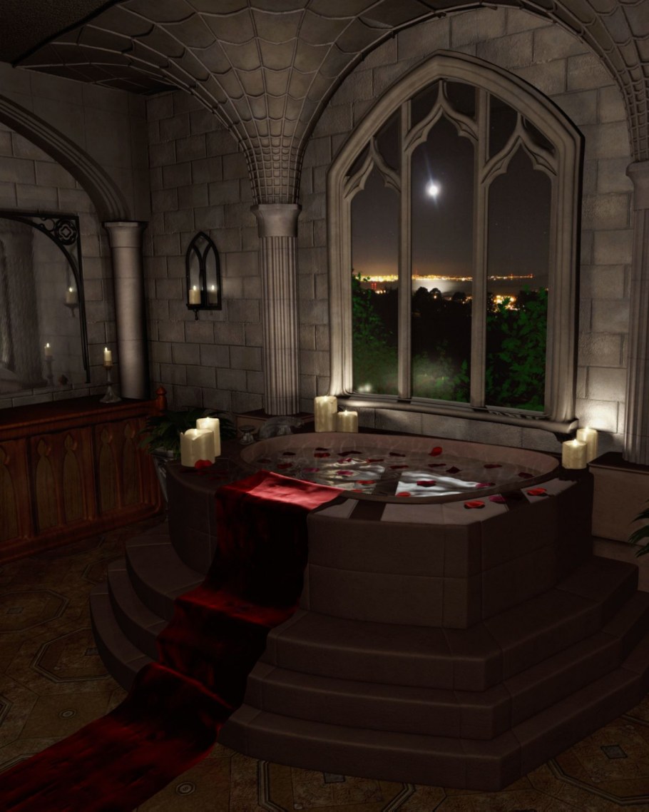 Ванная комната на Хэллоуин