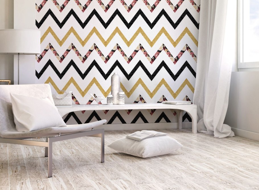 Фотообои с геометрическим рисунком