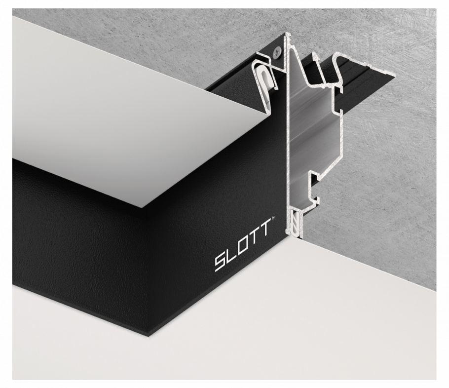 Профиль слот 40 для натяжных потолков