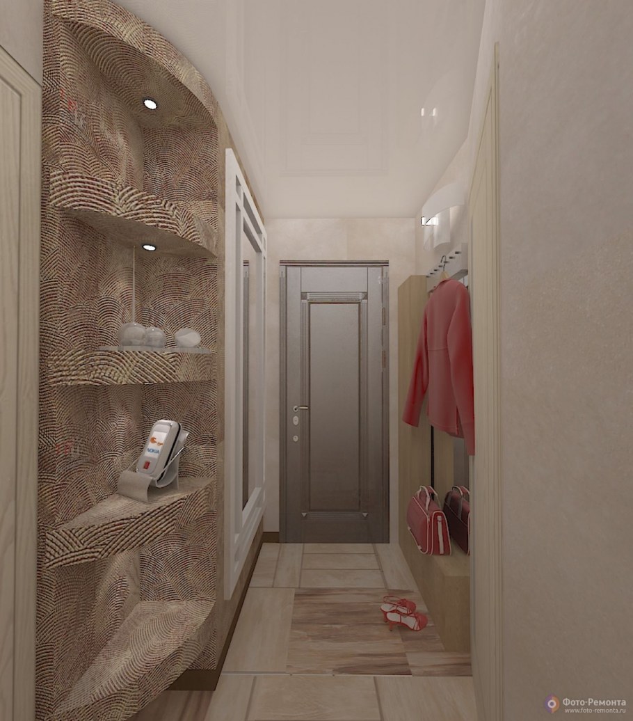 Прихожая в панельной пятиэтажке хрущевка
