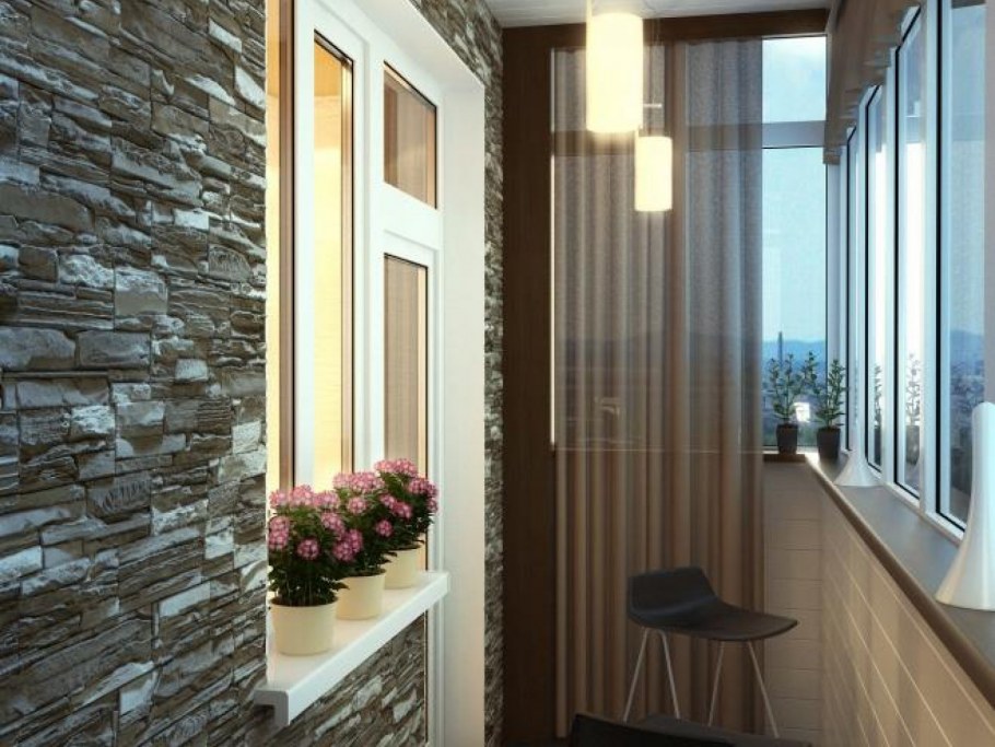 Угловой балкон