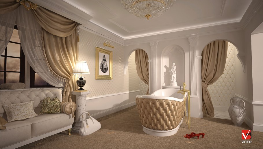 Декор из лепнины современный