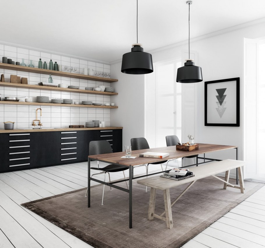 Кухня Будбин икеа белая с деревянной столешницей