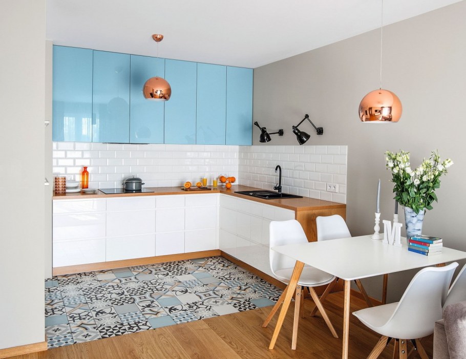 Плитка азулежу в интерьере кухни