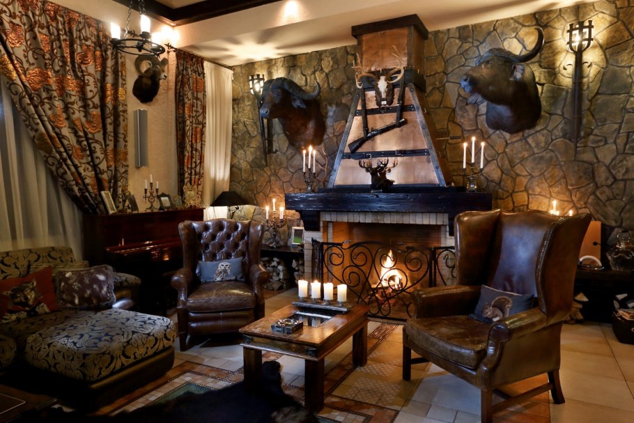 Охотничий стиль в интерьере