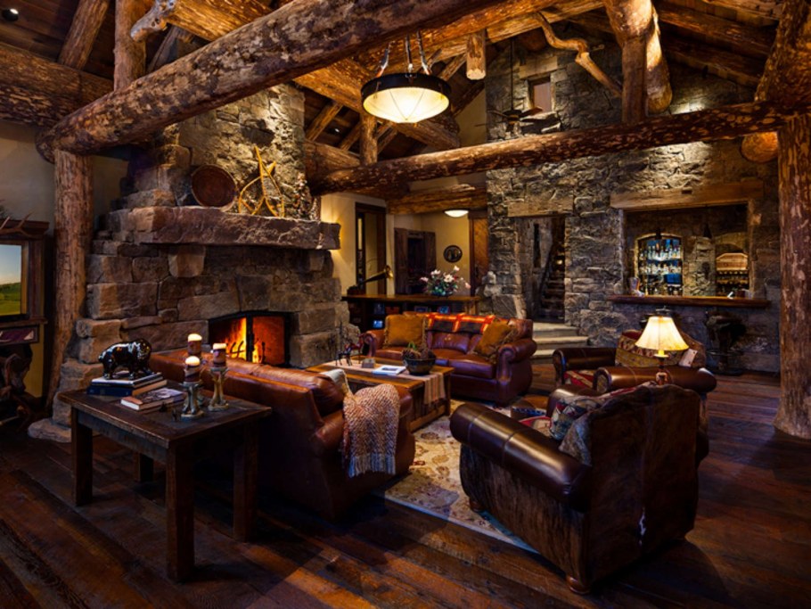 Домик в охотничьем стиле