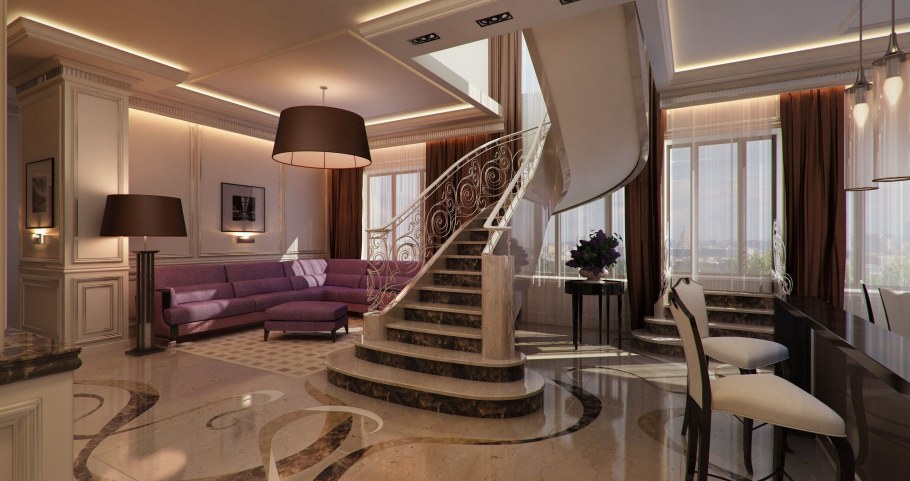 Шикарные двухэтажные квартиры