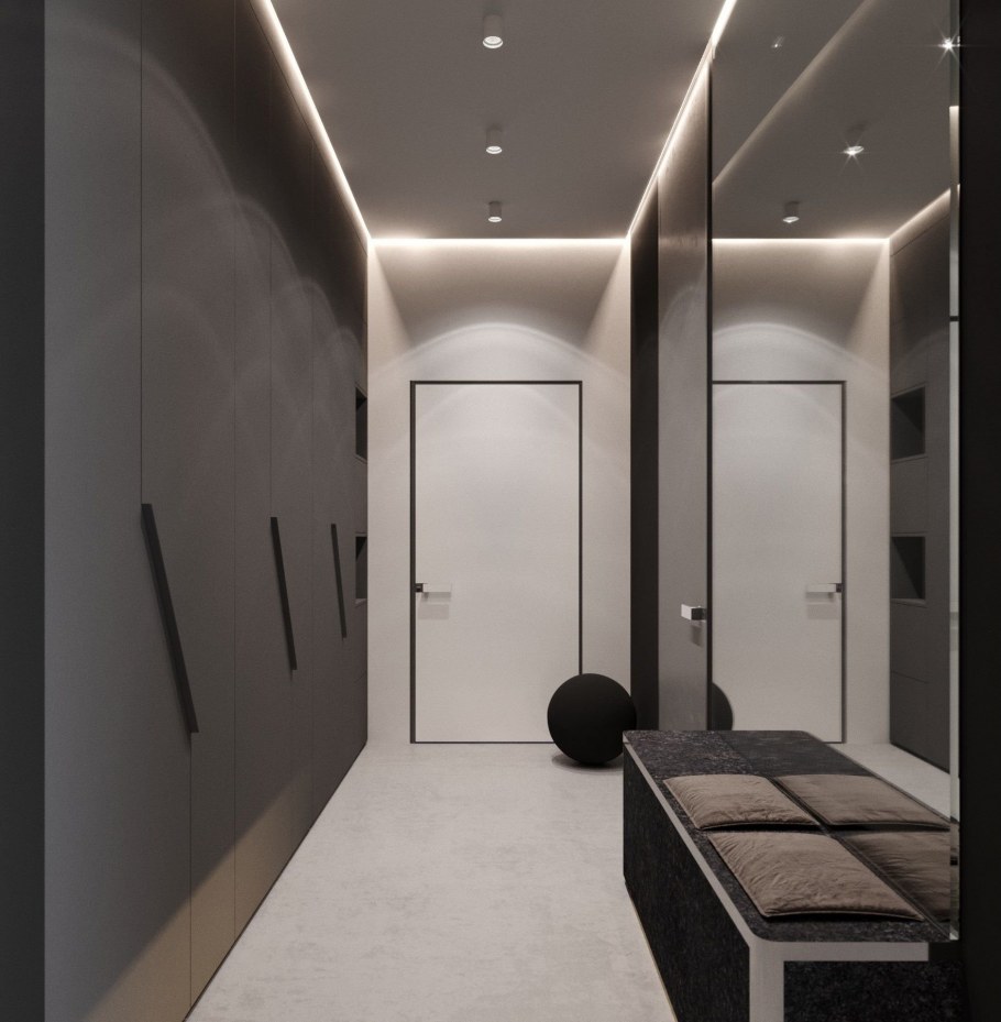 Современный интерьер прихожей