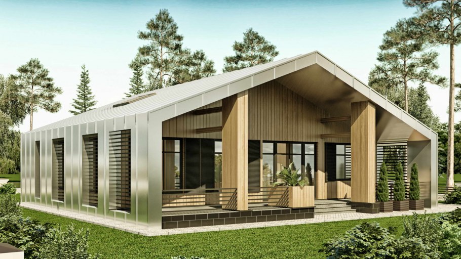 Барнхаус одноэтажный