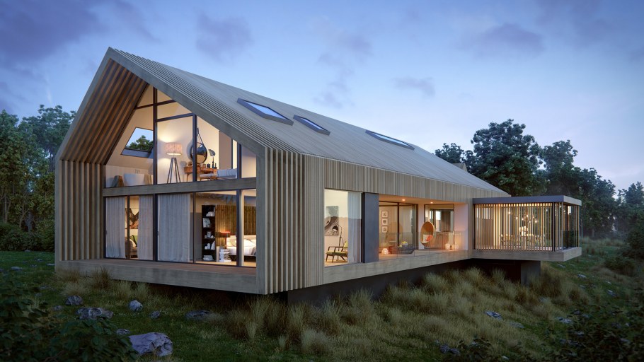 Скандинавский дом барнхаус