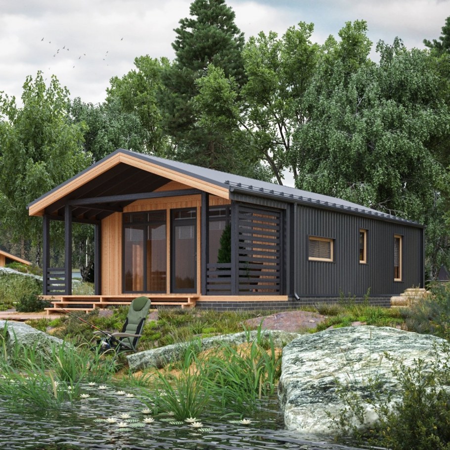 Барнхаус одноэтажный