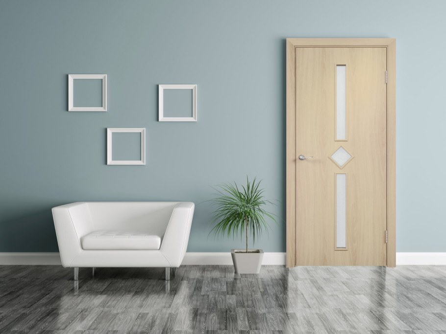 Двери в интерьере фон