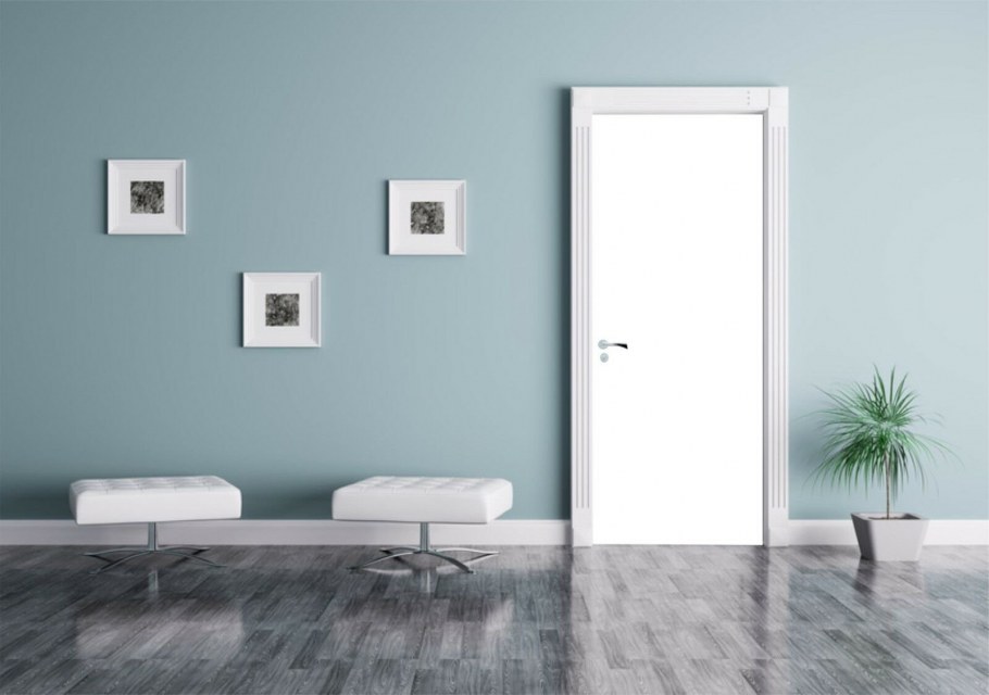 Белые двери в интерьере