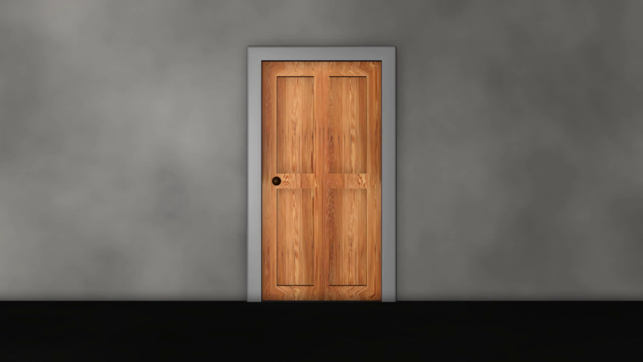 Дверь открывается