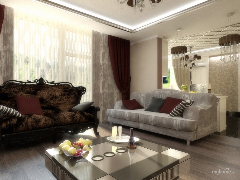 Интерьер таунхауса 350 метров