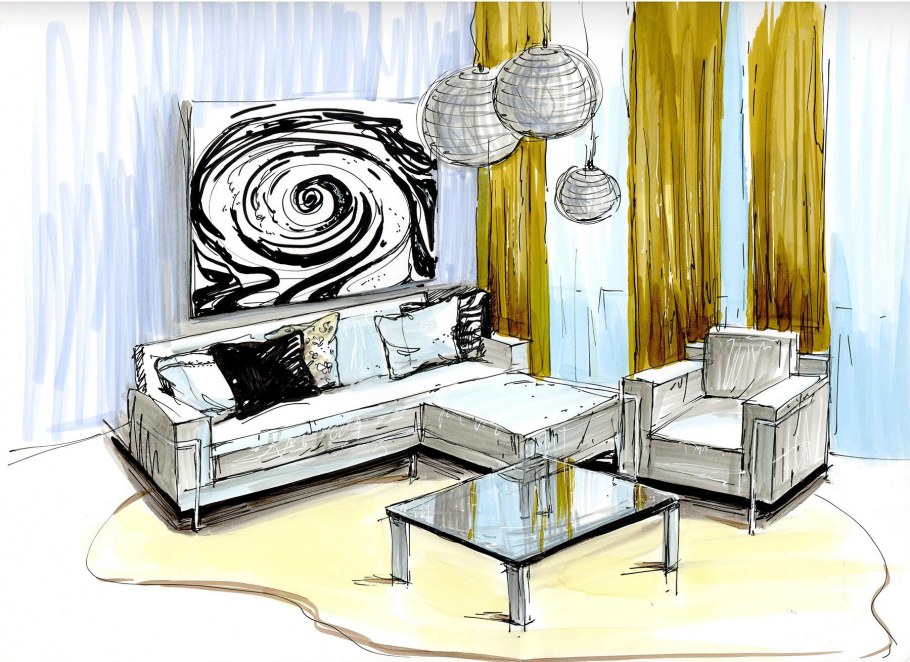 Нарисованное кафе в Сеуле