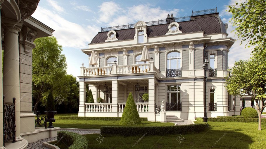 Мерано - проект особняка в стиле Ампир