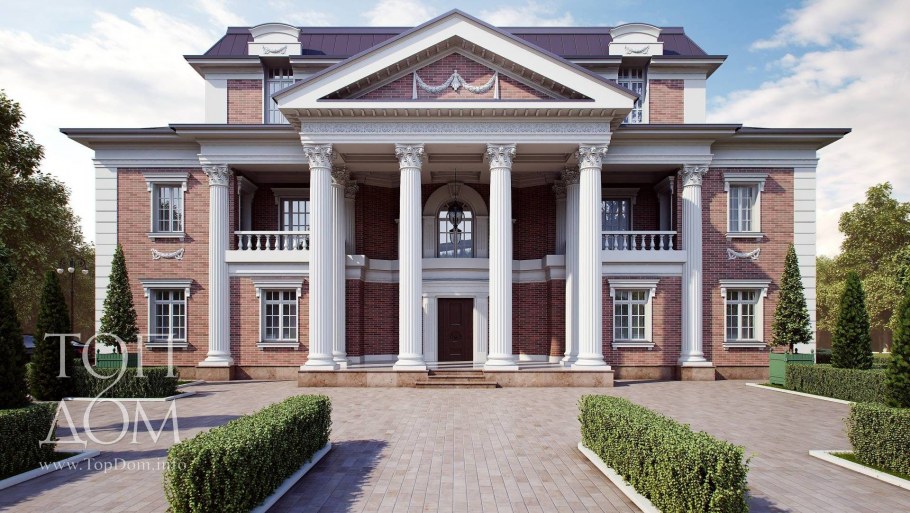 Фасады усадьба 19 века Россия