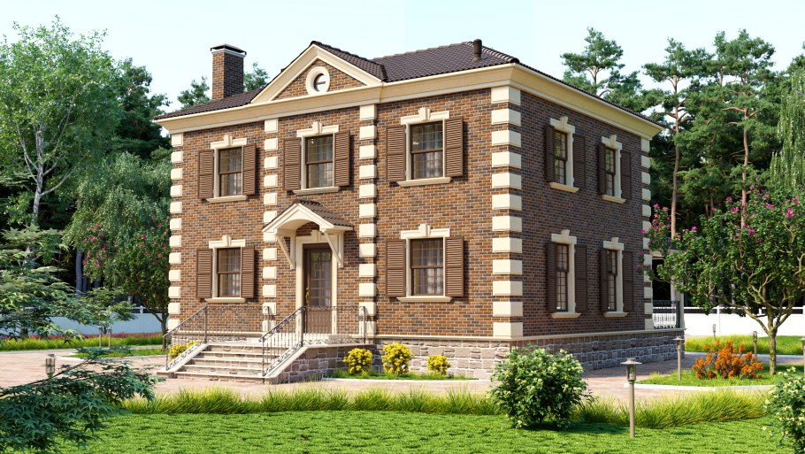 Мерано - проект особняка в стиле Ампир