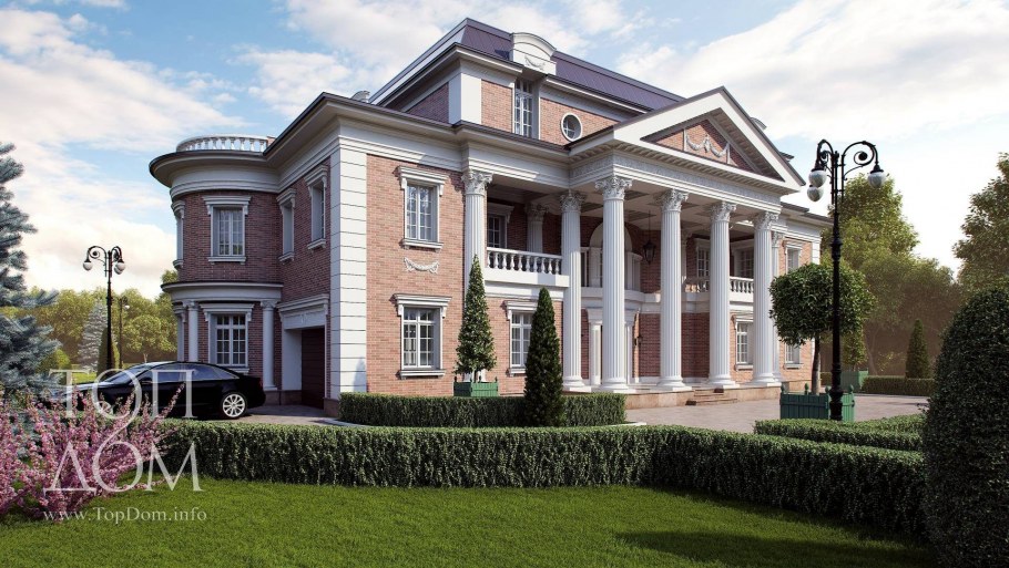 Мерано - проект особняка в стиле Ампир
