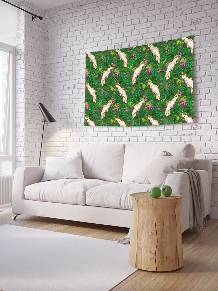 Попугаи в панно на стену