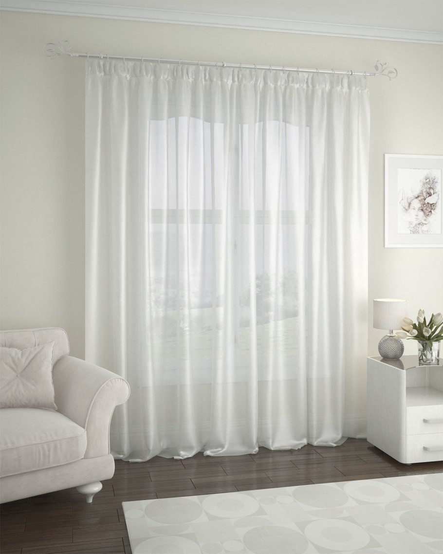 Органза с утяжелителем Arco Doro 300х260, кремовый