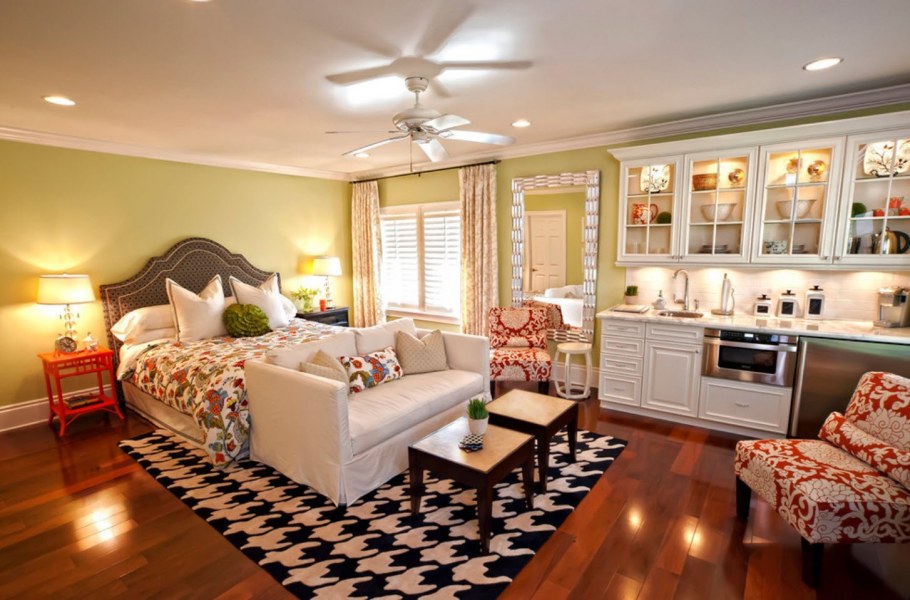 Уютный интерьер однокомнатной квартиры