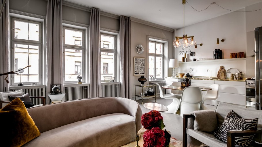 Уютный интерьер в скандинавском стиле