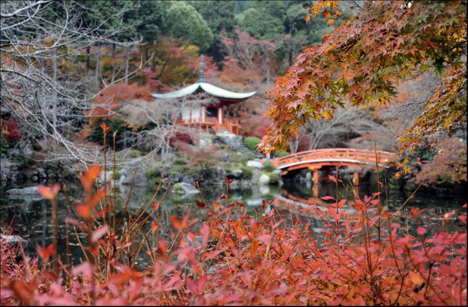 Япония осенью Киото