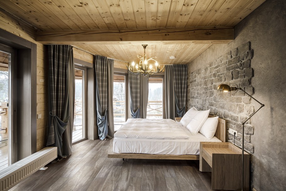 Интерьер дома из клееного бруса в стиле Прованс