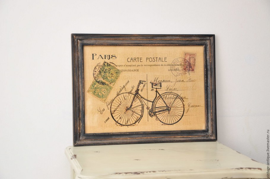 Велосипед в стиле ретро