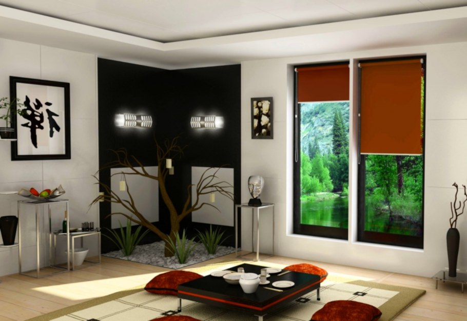 Этностиль Япония в интерьере