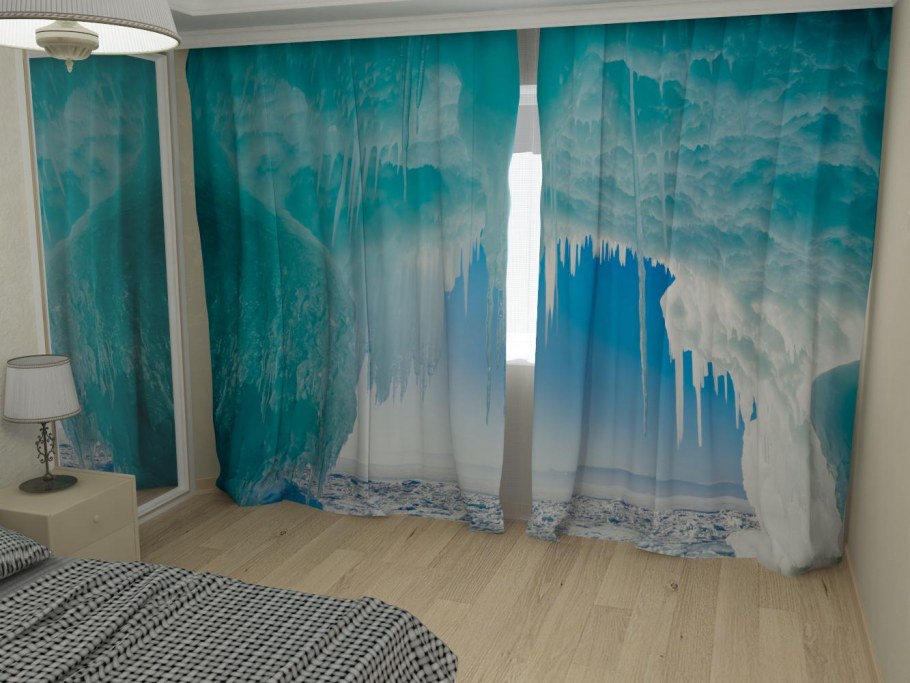 Тюль с 3д эффектом