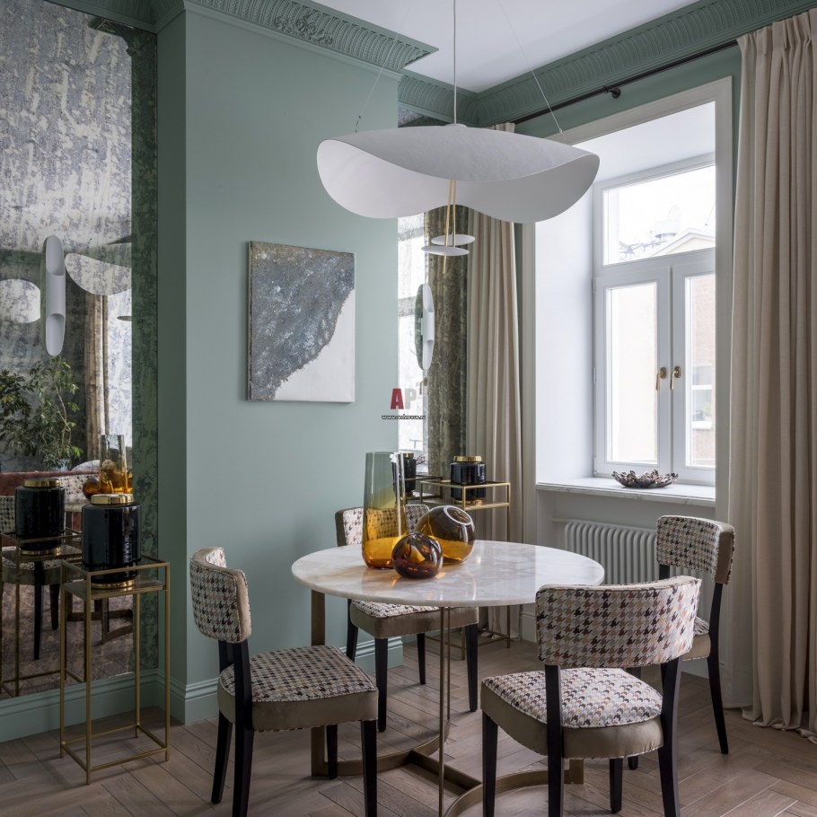 Фьюжн в интерьере гостиной