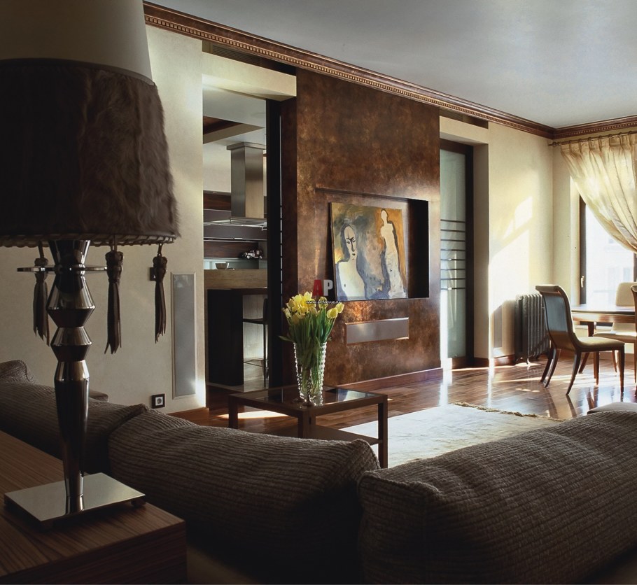 Яркие акценты в интерьере