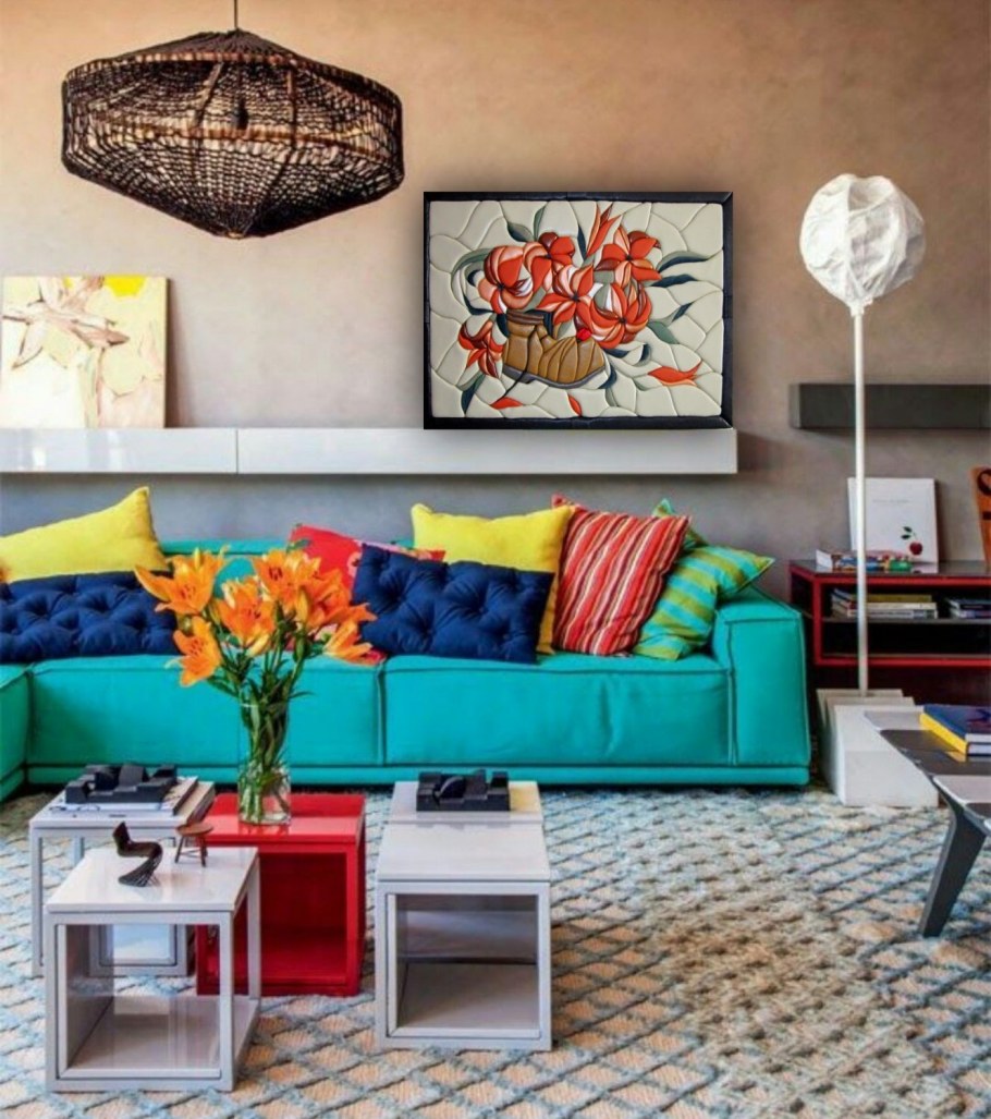 Гостиные в стиле Фьюжн