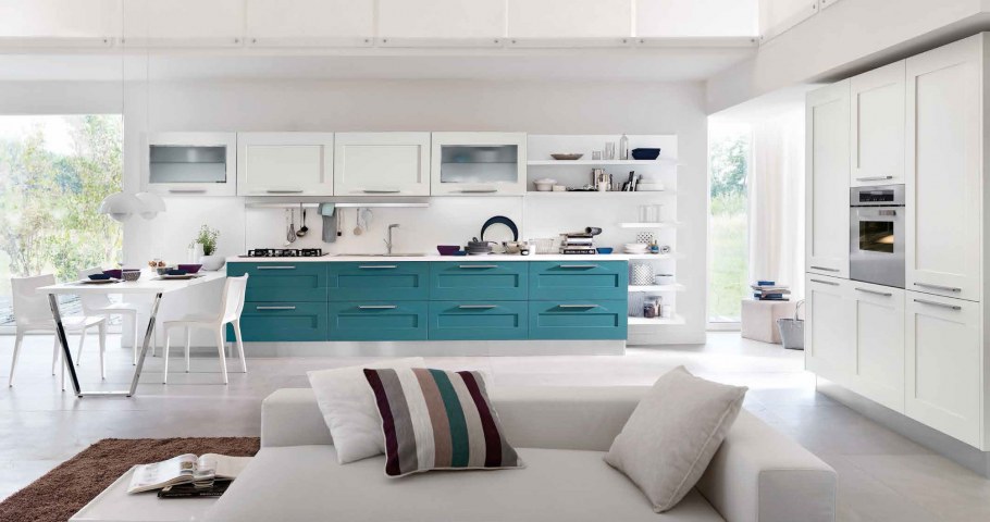 Кухня салатовая Модерн 2020