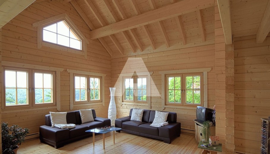 Деревянный дом внутри отделка