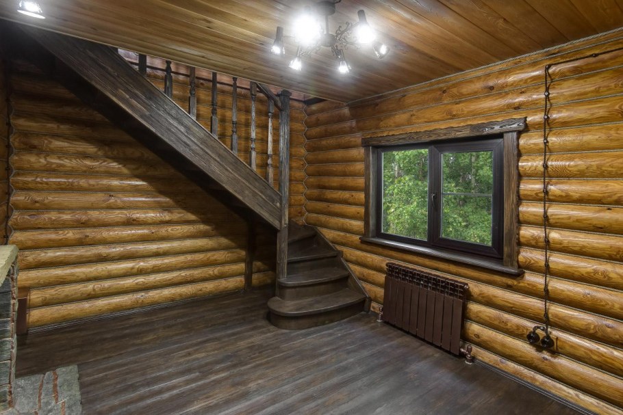 Имитация сруба внутренняя отделка