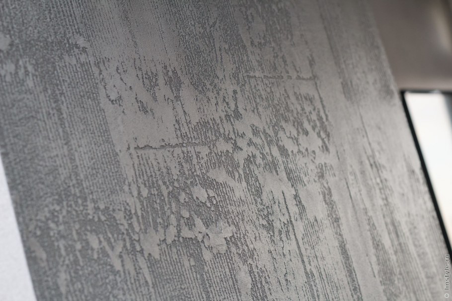 Декоративная штукатурка шелк в гостиной