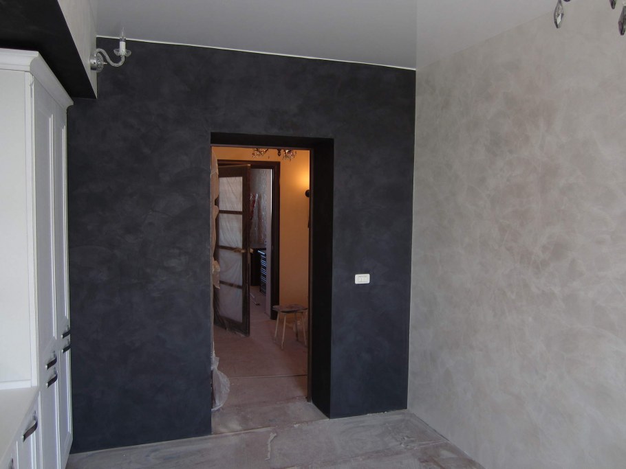 Декоративная штукатурка черная