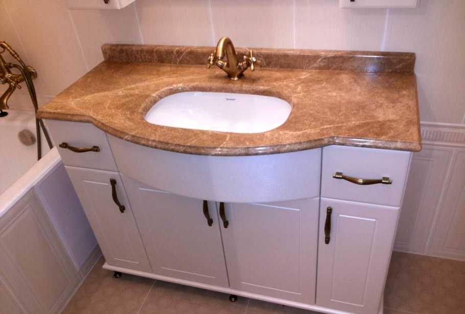 Раковина в ванную со столешницей