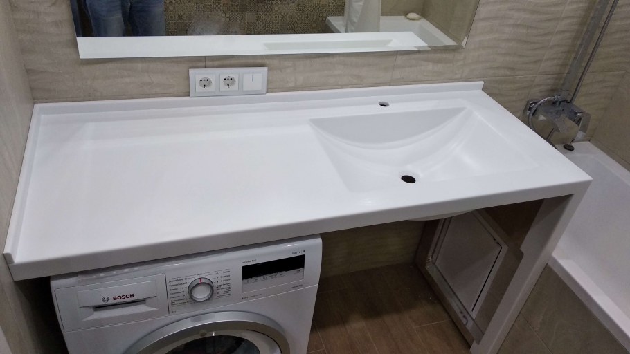 Раковина на столешницу в ванной