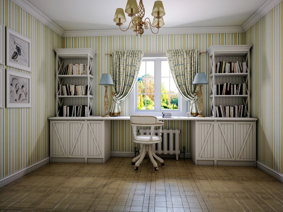 Английские обои в стиле Прованс