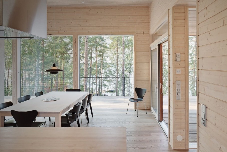 Интерьер финского деревянного дома