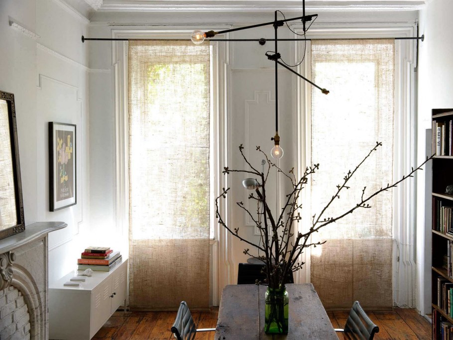 Украшение окон в скандинавском стиле