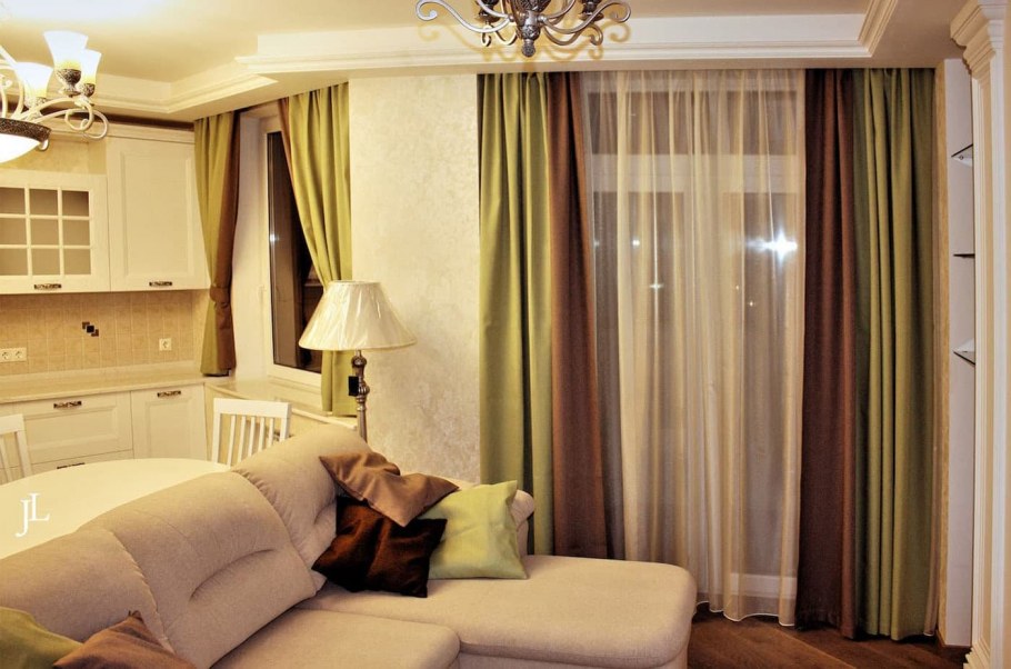 Шторы в гостиную